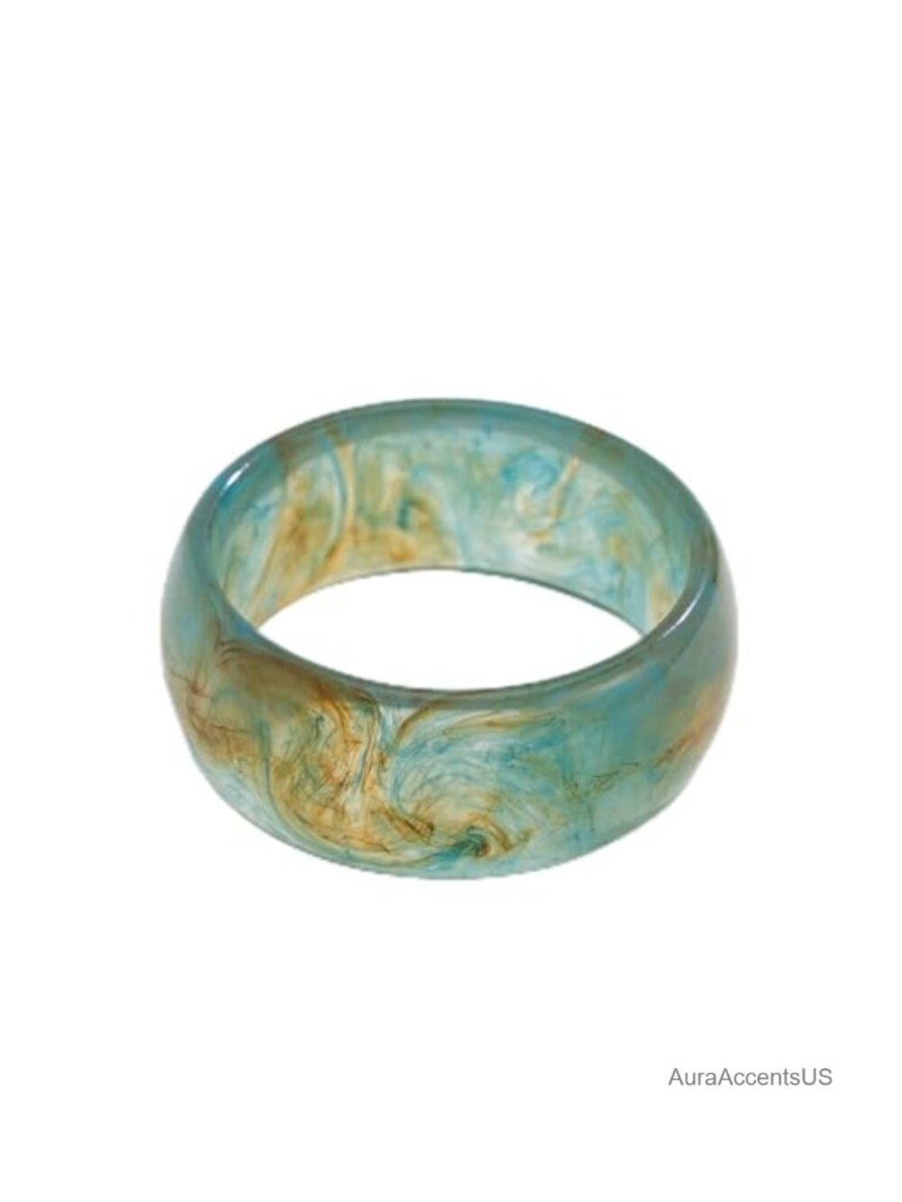 Chunky Acrylic Resin Bangle Bracelet Handmade Geometric Wide Wristband for Women